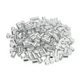 thumbnail image 1 of 200 Pcs Aluminum Crimping Loop Sleeves for 5/32" Diameter Wire Rope, Round Wire Rope Sleeve for Cable Line End, 1 of 6