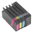 thumbnail image 2 of Combo de Cartucho de Tinta, Cartucho de Tinta de Alta Capacidad Bk C M Y Long Leving Chip Inteligente PP Housing 4pcs Fácil de Instalar para 8210 8218 8710, 2 of 7