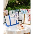 thumbnail image 2 of Bolsa tote de lona STELABUN personalizada bordada grande, 2 of 9