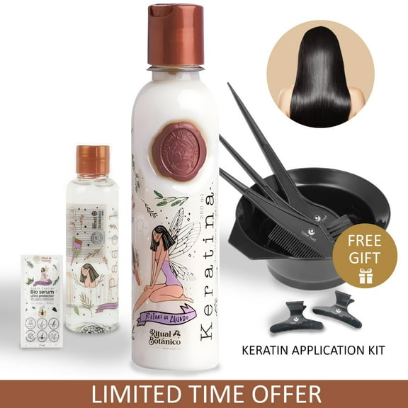 Ritual Botanico Keratina Organica 250 ml – 12 Natural Oils & Amino Acids for Smooth, Shiny and Nourished Hair