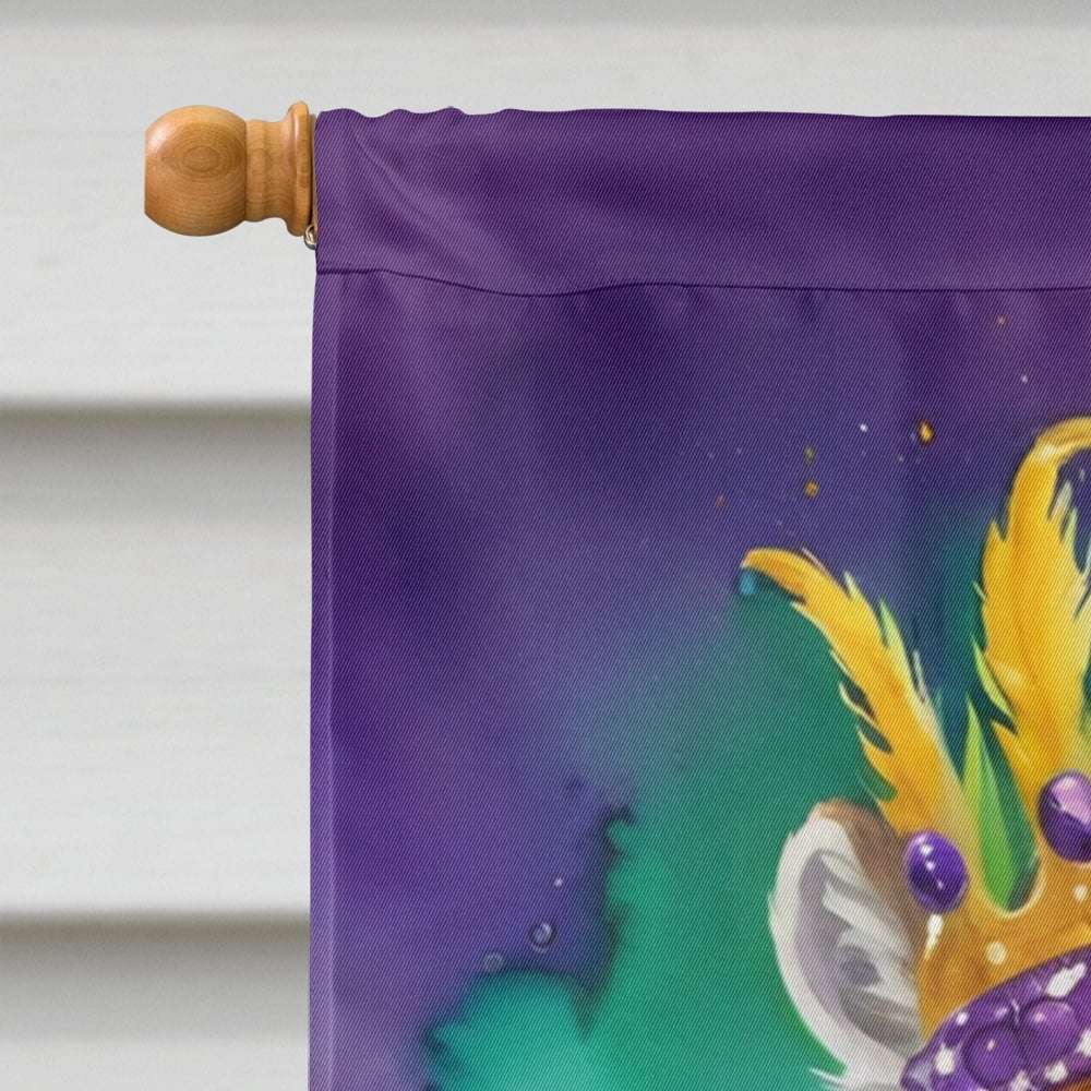 Tiger the King of Mardi Gras House Flag 28 in x 40 in