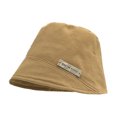 thumbnail image 1 of 56-58cm circunferencia del sombrero sombrero de pescador de color sólido simple mujer primavera y verano sombrilla protector solar sombrero de lavabo MFZFUKR BST3060112-2, 1 of 5