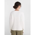 thumbnail image 4 of Scenario Women's Thermal Henley Shirt with Long Sleeves, Sizes XS-XXXL, 4 of 6
