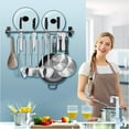 thumbnail image 3 of barra para colgar, barra para cocina, no requiere taladrar, barra para ganchos de cocina, 3 of 6