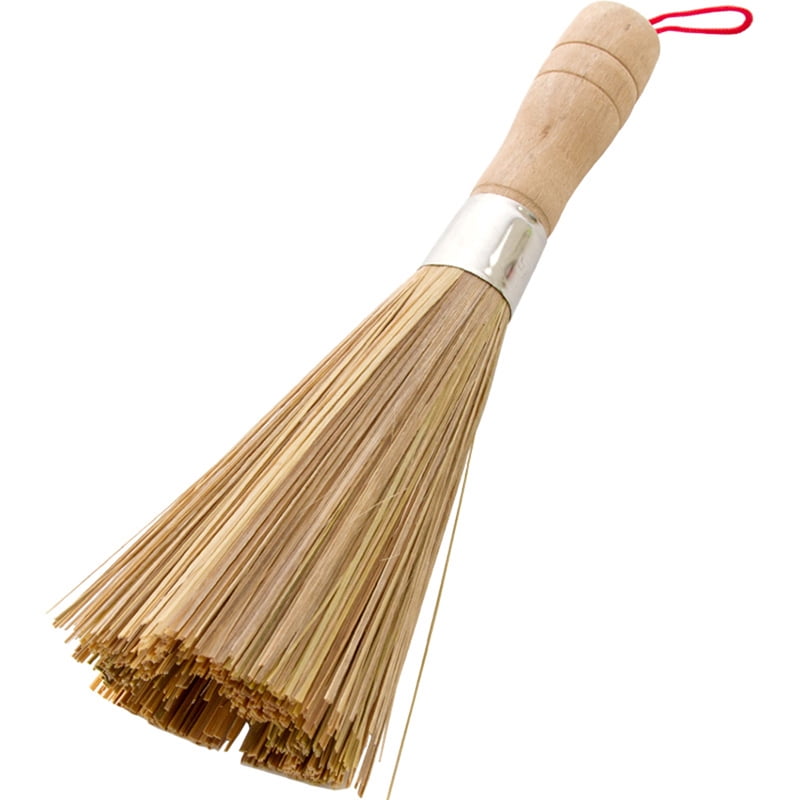 Bamboo Pot Cleaning Brush for Wok Pans Kitchen Restaurant Hotel Cookware Scrubbing Tool