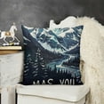 thumbnail image 2 of YINGXI  Throw Pillow Cover I Love You to Mountains and Back Saying Decorative Pillow Case Home Decor Square Cushion Pillowcase 24x24in, 2 of 5