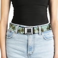 thumbnail image 5 of Buckle-Down Belt, Seatbelt Buckle Belt, Palm Trees Swaying Tan Teal, Youth 22 to 32 Inches, 5 of 9