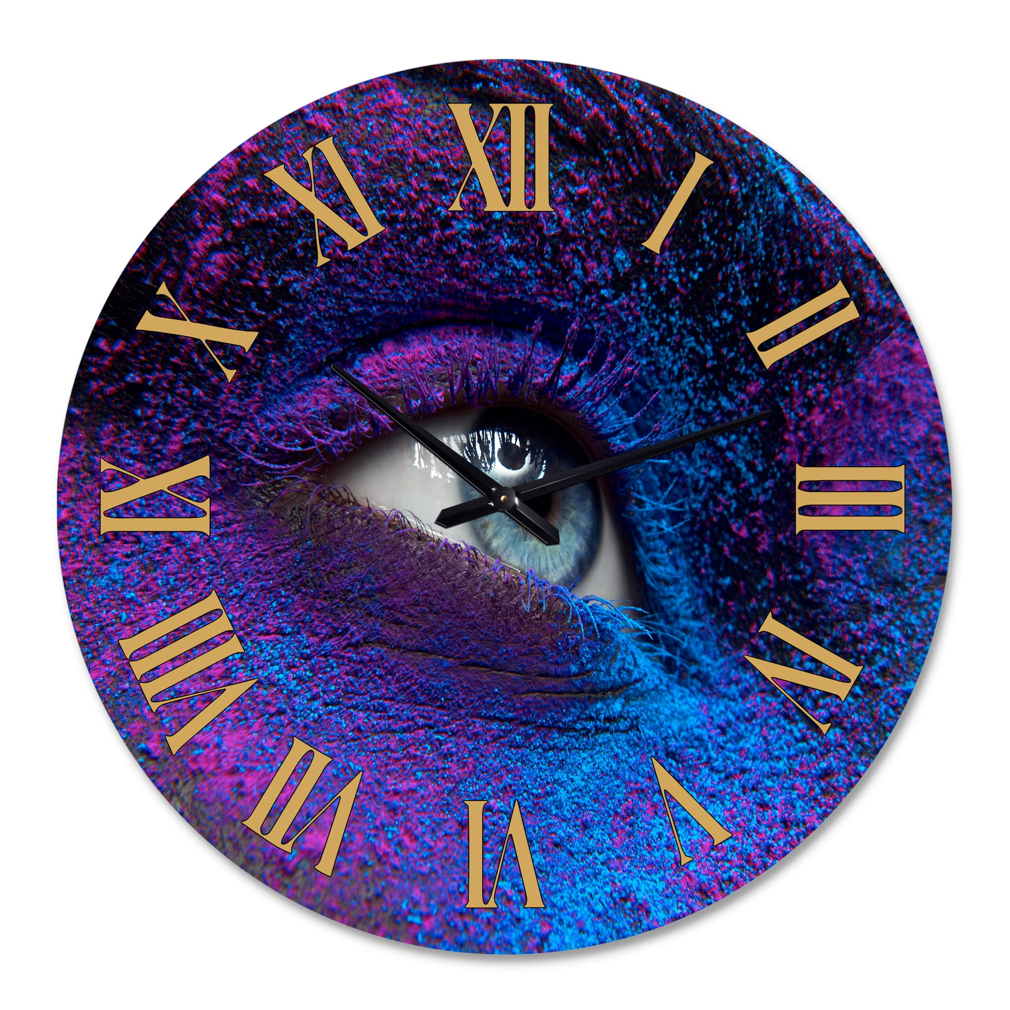 Designart 1 in Modern,Contemporary Wall Clock