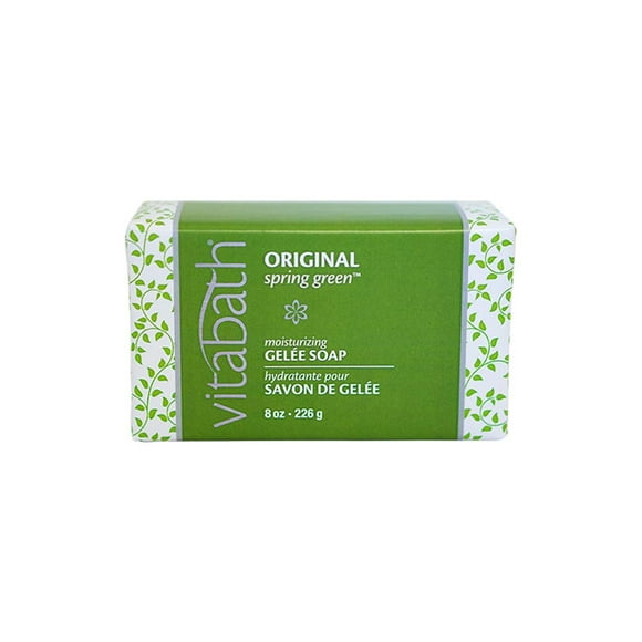 Jabón en barra en gel hidratante Vitabath Original Spring Green de Vitabath para unisex - Jabón en barra de 8 oz 8 Oz