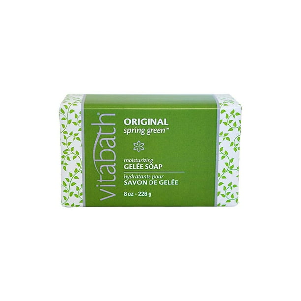 Jabón en barra en gel hidratante Vitabath Original Spring Green de Vitabath para unisex - Jabón en barra de 8 oz 8 Oz