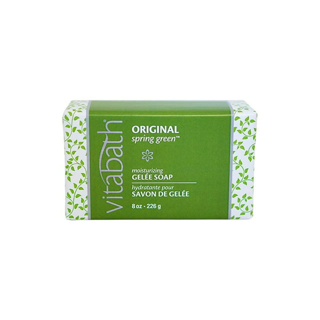 Jabón en barra en gel hidratante Vitabath Original Spring Green de Vitabath para unisex - Jabón en barra de 8 oz 8 Oz