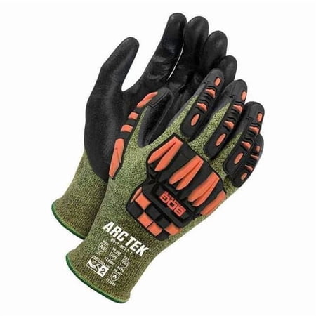 Cut-Resistant /Arc Flash Resistant Gloves, Cut Level A4 ,Dipped ,Neoprene, Nitrile ,Sandy ,11 1 PR