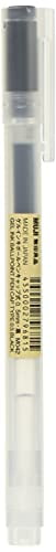MUJI Gel Ink Ballpoint Pen Cap Type 10-piece Set 0.5mm / Black 44564745 44564745