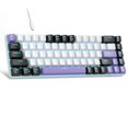 thumbnail image 1 of Teclado Mecánico para Juegos MageGee MK-Box 68 Teclas Blanco/Púrpura, 1 of 9