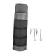 thumbnail image 3 of Bolsa de almacenamiento colgante con gancho, ideal para pelotas de fútbol, ​​pelotas de tenis u otros. Gris, 3 of 9