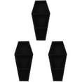 thumbnail image 3 of 3pcs Coffin Shelf Wooden Shelf for Wall or Table Top Witch Room Decor Gothic Decor, 3 of 8