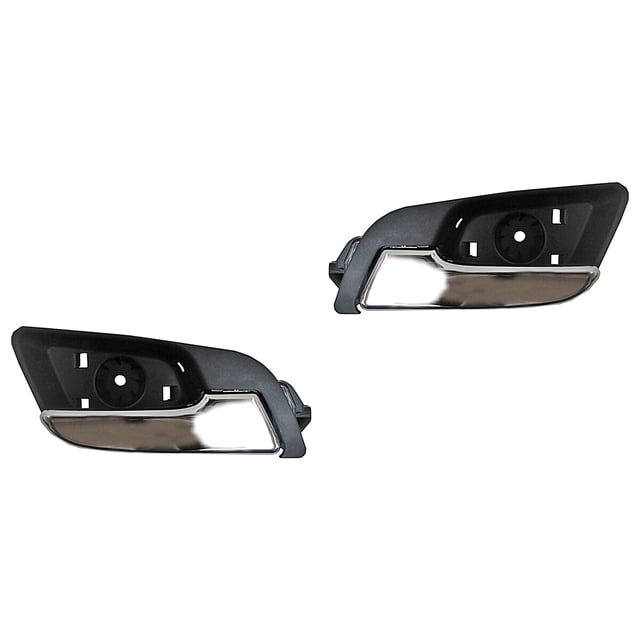 Par de Manijas de Puerta Interior GENERICA Chevrolet Sonic 2012 A 2017 Plástico Negro/cromo