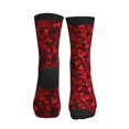 thumbnail image 2 of Rose Petals Funny Socks For Men & Women-Gifts For Golfing,Hunting,Camping,Hiking,Skiing,Reading,Sports and more, 2 of 7