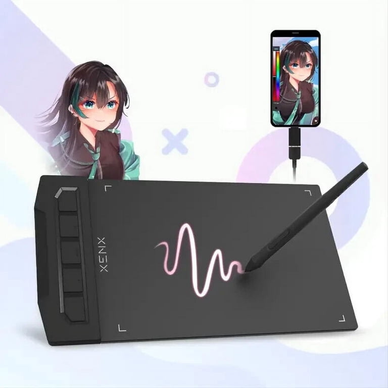 XENX X1-640 Digital Drawing Tablet, Mobile Connectivity, Thin