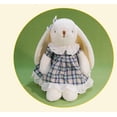 thumbnail image 4 of 21.65 Inch Easter Bunny Stuffed Animals with Clothes & Bow, Safe Material Soft Washable Stuffed Bunny, Cute Plush Toy Rabbit Easter Decoration Birthday Gift, 4 of 13
