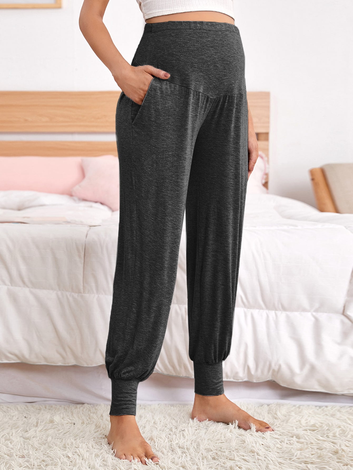 Maternity Slant Pocket Sweatpants 