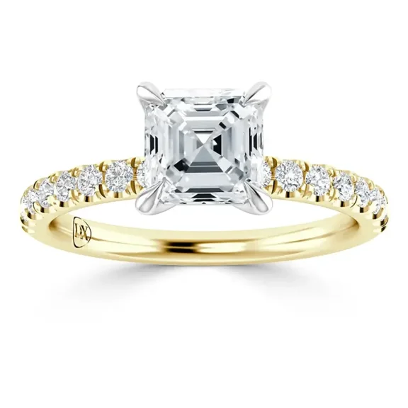IGI Certified 1 Carat Lab Grown Diamond Engagement Ring | 14K Yellow Gold | Solitaire Lab Diamond Ring | G-VS2 | Valentine Gift