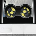 thumbnail image 3 of Car Coasters 2 Pack Stone Cup Holder Lemons Black Absorbent Drink Car Coaster Ceramic Set Small Cup Coasters, 3 of 6
