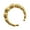 GOLD, variant on Bamboo Cuff Rings