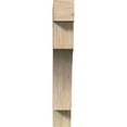 thumbnail image 2 of Ekena Millwork 4"W x 26"D x 26"H Westlake Block Rough Sawn Bracket, Douglas Fir, 2 of 25