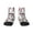 2 Black-2, variant on Monkey Pattern Quarter Crew Socks,Toe Seamed Ankle Socks,Cotton Cushioned Breathable Athletic Crew Sports Socks