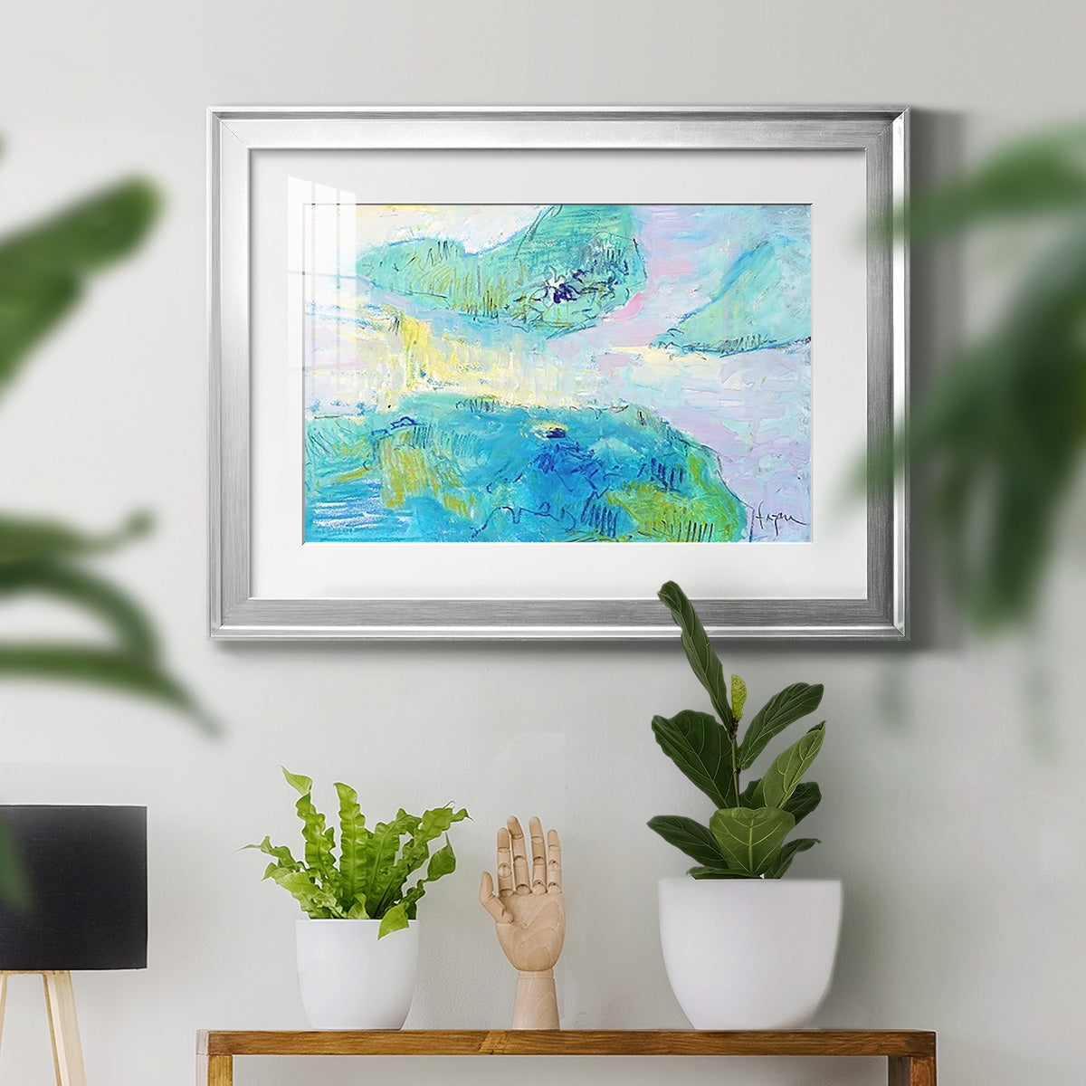Smooth Sailing in the Heartland Premium Framed Print - Ready to Hang