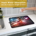 thumbnail image 7 of American Flag Firework Dish Drying Mat, 18x24 Inch USA Patriotic 4th of July Independence Day Absorbent Reversible Dish Mat Microfiber Drying Pad for Kitchen Countertop Bar, 7 of 7