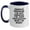 White/Navy, variant on Funny Graphic Designer Gifts from Friends, Unique Two Tone Coffee Mugs for Graphic Designers at Christmas