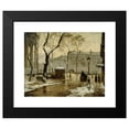 thumbnail image 2 of Louis Braquaval 14x12 Black Modern Framed Museum Art Print Titled - To Place from Madeleine (1900), 2 of 5
