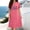Hot Pink, variant on Sleepshirts Summer Nightgowns for Women Chemise Nightgowns Plus Size Nightgowns Sleep Dress Crew Neck Short Sleeve Orange Sleep Dress for Women,L