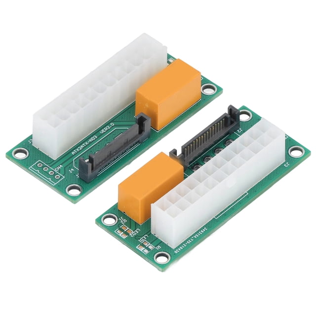Démarreur de Synchronisation Double Alimentation, Plug and Play Carte PC Interface Simple d'Utilisation Adaptateur Double PSU Petite Taille pour Machine de Mine