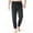 Black, variant on Men's Drawstring Lounge Pants Casual Elastic Waist Pjs Joggers Comfort Sleep Pajama Pants Lightweight Solid Slacks