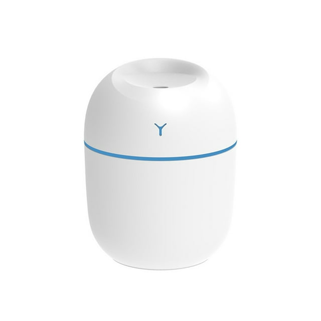 Humidificateur de Bureau Mini Voiture Humidificateur USB Plug In Silencieux Portable Humidificateur pour la Maison Bureau Chambrecouleur Oeuf 2ème Génération Blanc USB Plug In