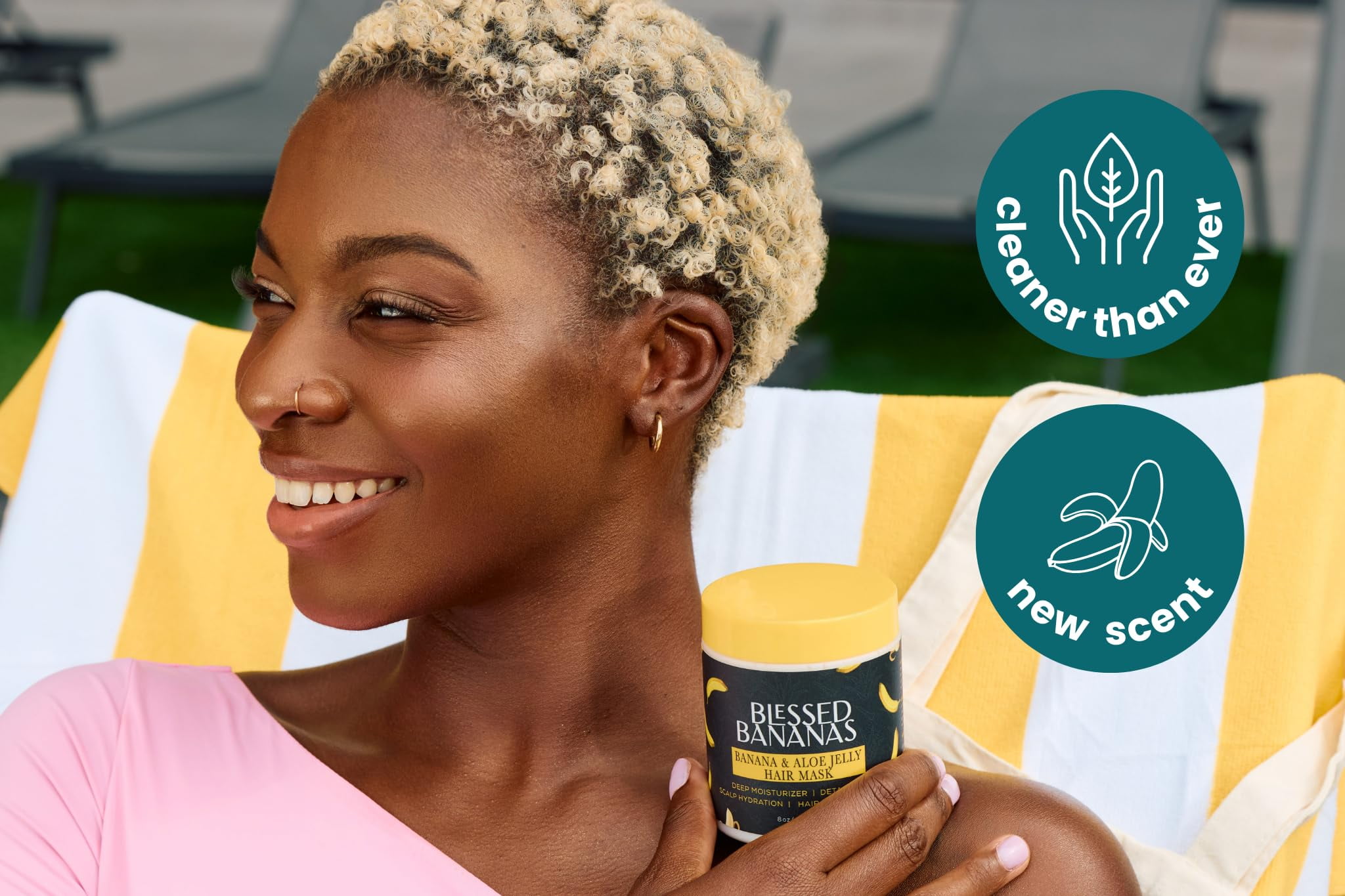Banana & Aloe Jelly Hair Mask  Deep Moisturizing Treatment for Dry &  Damaged Hair, Enriched with Vitamins C & B12, Restores Shine & Softness, 8  oz - Walmart.com