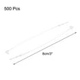 thumbnail image 2 of 500pcs Snap Lock Security Loop Plastic Tag Fastener Clear, 2 of 4