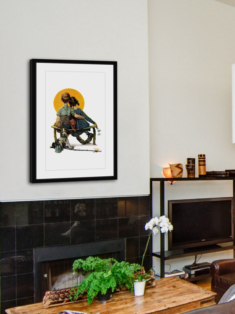 Marmont Hill Sunset by Norman Rockwell Framed Wall Art