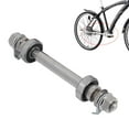 thumbnail image 2 of Noref Front Rear Wheel Hub Axle, Bike Accessories,Durable Metal Bicycle Wheel Hub Axle Front Rear Solid Shaft Lever Bike Repair Tool Accessories, 2 of 7