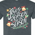 thumbnail image 4 of Inktastic Jesus is the Reason for the Season Christmas Bells and Stars T-Shirt, 4 of 5