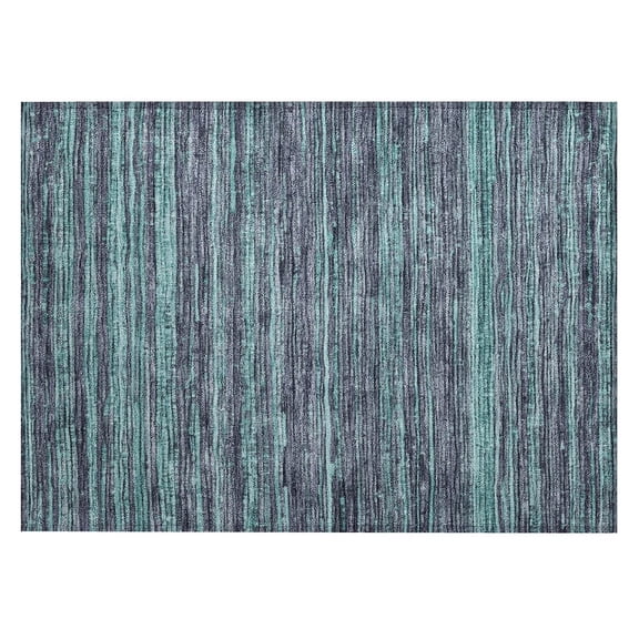 Dalyn Rugs Machine Washable Indoor/Outdoor Chantille Teal 1'8" x 2'6" Rug