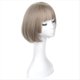 thumbnail image 5 of Peluca Bob para Mujer, Peluca Bob Corta de Aspecto Natural, Peluca Recta para Principiantes para Versiones Diarias de Corea Gris, 5 of 5