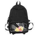 thumbnail image 1 of Mochila De Estudiante Mochila de estudiante para mujer, bonita mochila portátil para libros escolares, bolsa para adolescentes (negro) Ehuebsd Para Estrenar, 1 of 3