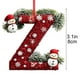 thumbnail image 3 of Adorno colgante acrílico con forma de letra para árbol de Navidad | Decoración con alfabeto para decoración navideña DIY | Decoración colgante para árbol de Navidad, corona, ventana, pared, 3 of 6