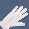 thumbnail image 3 of White Cotton Gloves Dry Hands, Soft Stretchy Working Gloves,for coins, Jewelry,Silver, Inspection Gloves for Women Men, 3 of 8