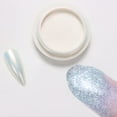 thumbnail image 6 of RAGUPEL 7 Colors White Pearl Chrome Nail Powder, Mermaid Pearl Neon Ice Aurora Dust Nail Powder, Pearl Shell White High Glossy Nail Powder Metallic Mirror Effect Iridescent Dust Powder (#05), 6 of 7