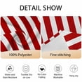 thumbnail image 6 of Round Tablecloth Red White Vintage Striped Waterproof Oil Proof Polyester Table Cloth Cover Decor for Home Dining Outdoor,Patio,Parties, 54" Dia. Abstarct Modern Geometric Art, 6 of 9